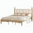 King Size Wood Platform Bed With Gourd Shaped Headboard, Retro Style And Sturdy Wooden Slat Support For Comfortable Sleep-1049822681-812727743