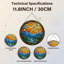 Panneau de vitrail 12 "H Sunset Mountains-580204487