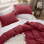 Ensemble de housse de couette en microfibre Litsure - Ensemble de literie très doux en coton prélavé (ensemble de 3)-1546097822-1546097807
