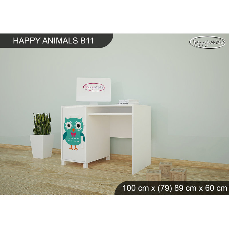 100cm Writing Desk, White