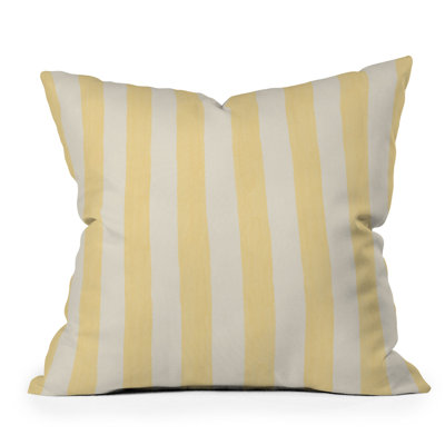 Avenie Modern Craft Spring Stripe I Throw Pillow