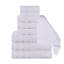 Ensemble de serviettes de bain 100% coton à bordure géométrique-47111100