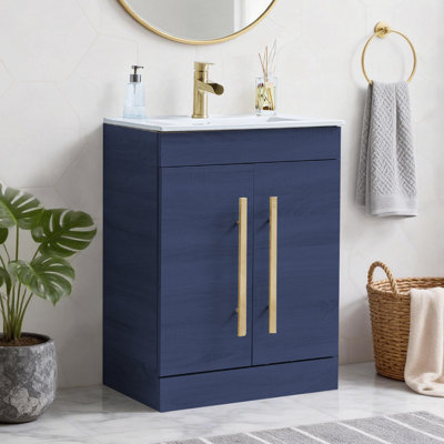 Meuble-lavabo simple autoportant 24 portes 2 portes 24 po Modern
