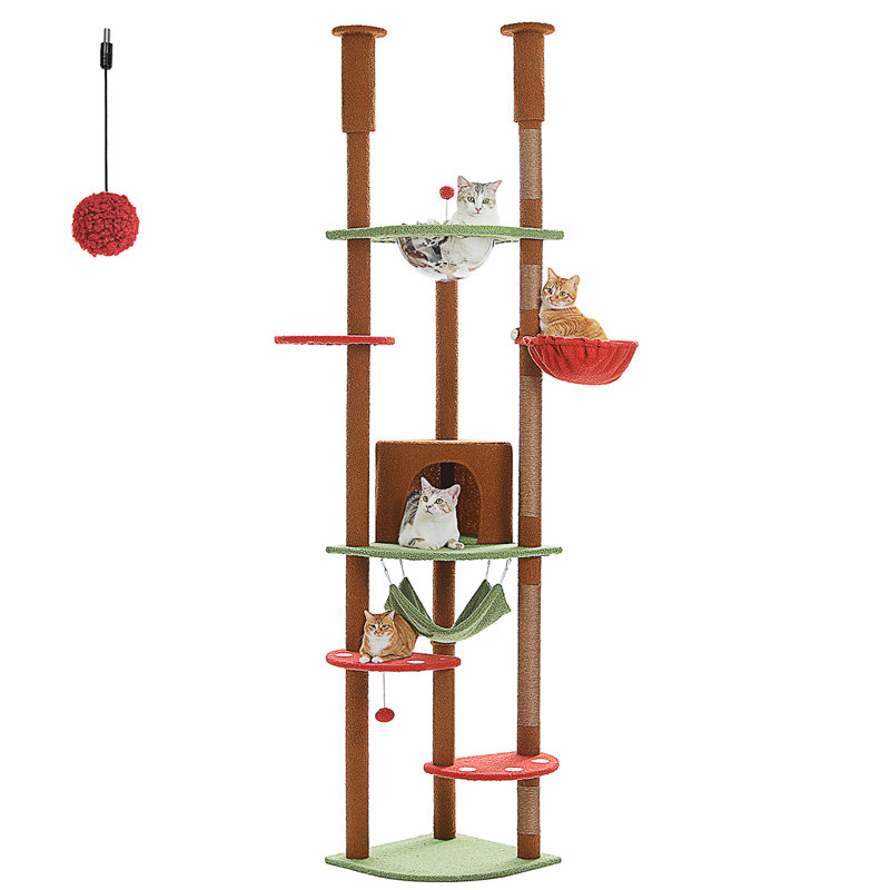 Tour de chat à hauteur ajustable pour chat
