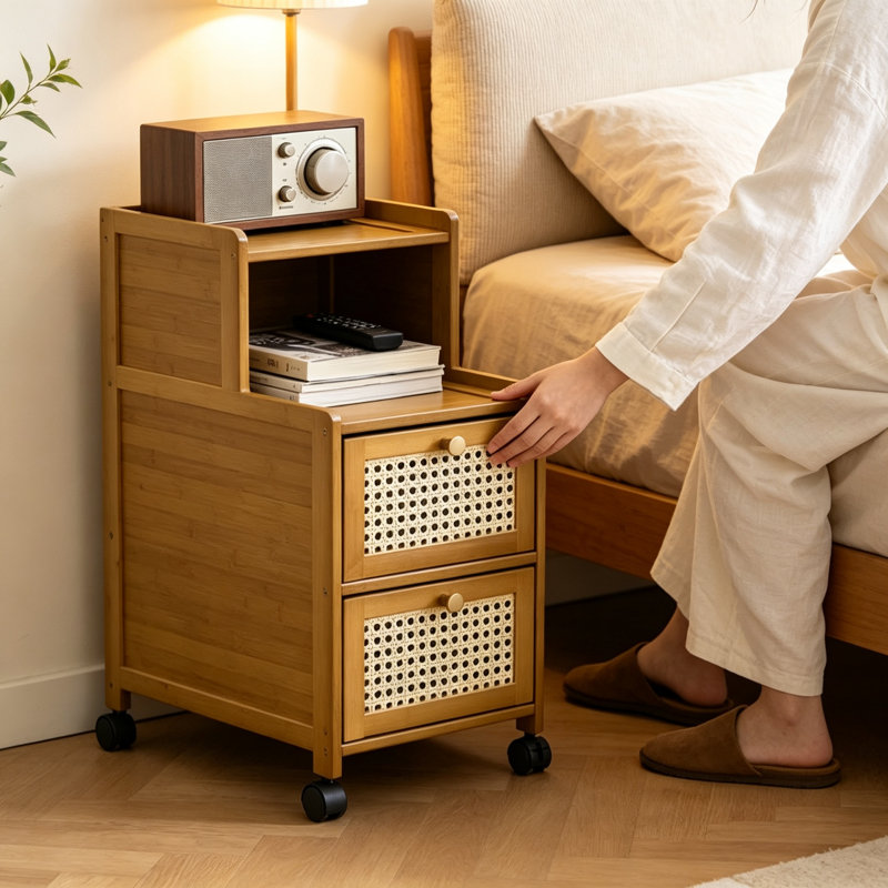 25 cm W Bedside Table