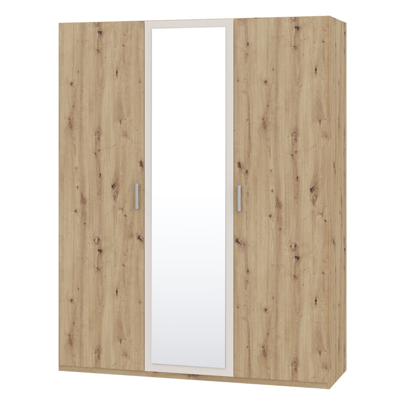 3 Door Manufactured Wood Wardrobe