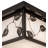 12" Wide Hyde Park Vine Leaf Flushmount
