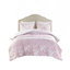 Ensemble de housse de couette à motif floral à motif cachemire double / grand avec traitement antimicrobien et tissu en microfibre douce pour un sommeil douillet