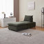 Fauteuil d'appoint sans accoudoirs avec repose-pieds-130349093