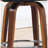 Mid-Century 27-Inch Swivel , Backless Oval With Black Faux Leather, Easy To Clean, For Dining And Coffee Corners Leather Wood Comfortable Legs, Great Open Kitchens