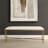 Everly Quinn Hiltner Gold Bench