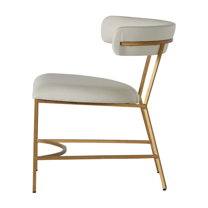 Matlock Wing Back Side Chair in White