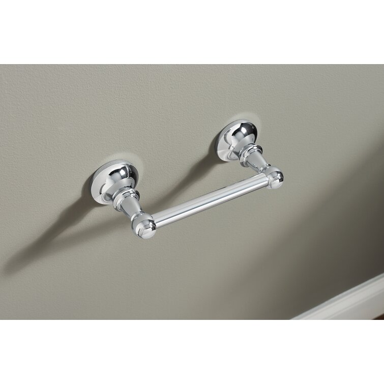 Signature Hardware 466404 Lentz Wall Mounted Pivoting Toilet Paper Holder Finish: Chrome