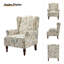 Upholstered Wingback Chair-1900399614