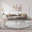 Tapis d'intérieur moderne en polypropylène brun / ivoire / beige Gretchen Montu-95666084