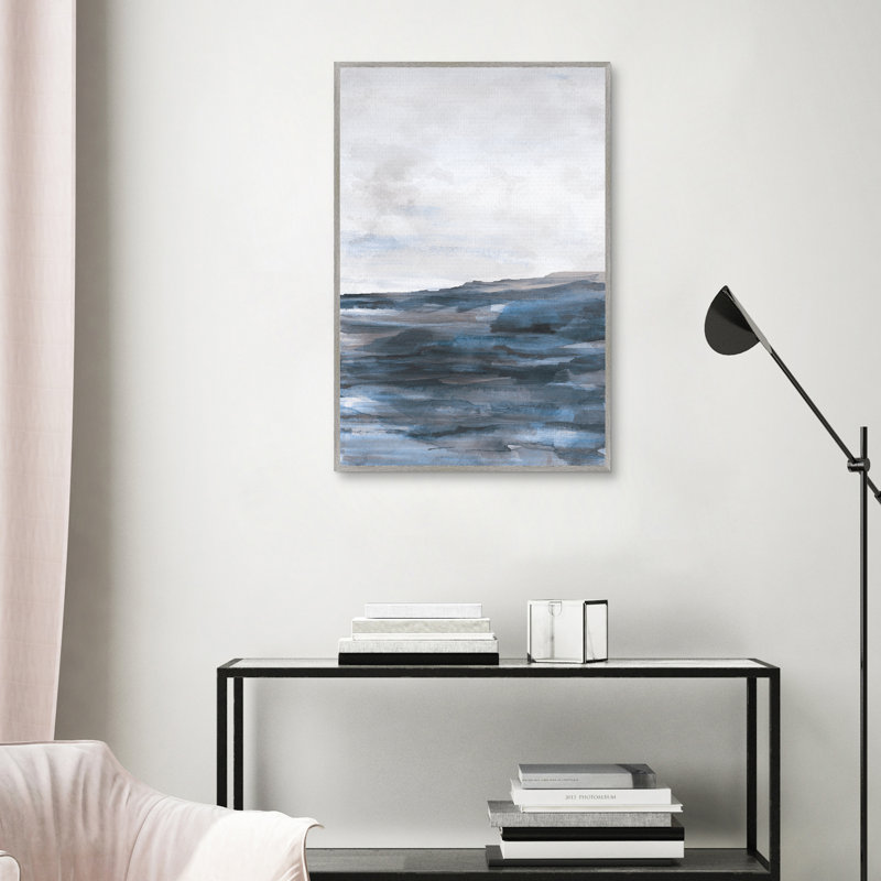 «Bluescape 2» par Willowbrook, art mural encadré