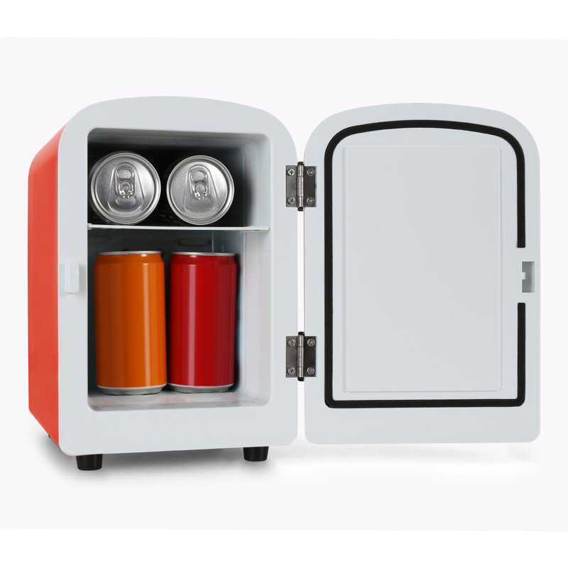 Klarstein 4m³ L Freestanding Mini Fridge, Red
