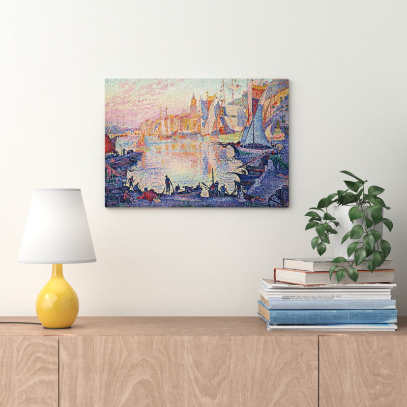 Paul Signac - Wrapped Canvas Painting, 35cm H x 50cm W