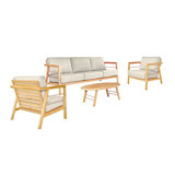 Daniele 5 - Person Outdoor Seating Group with Cushions