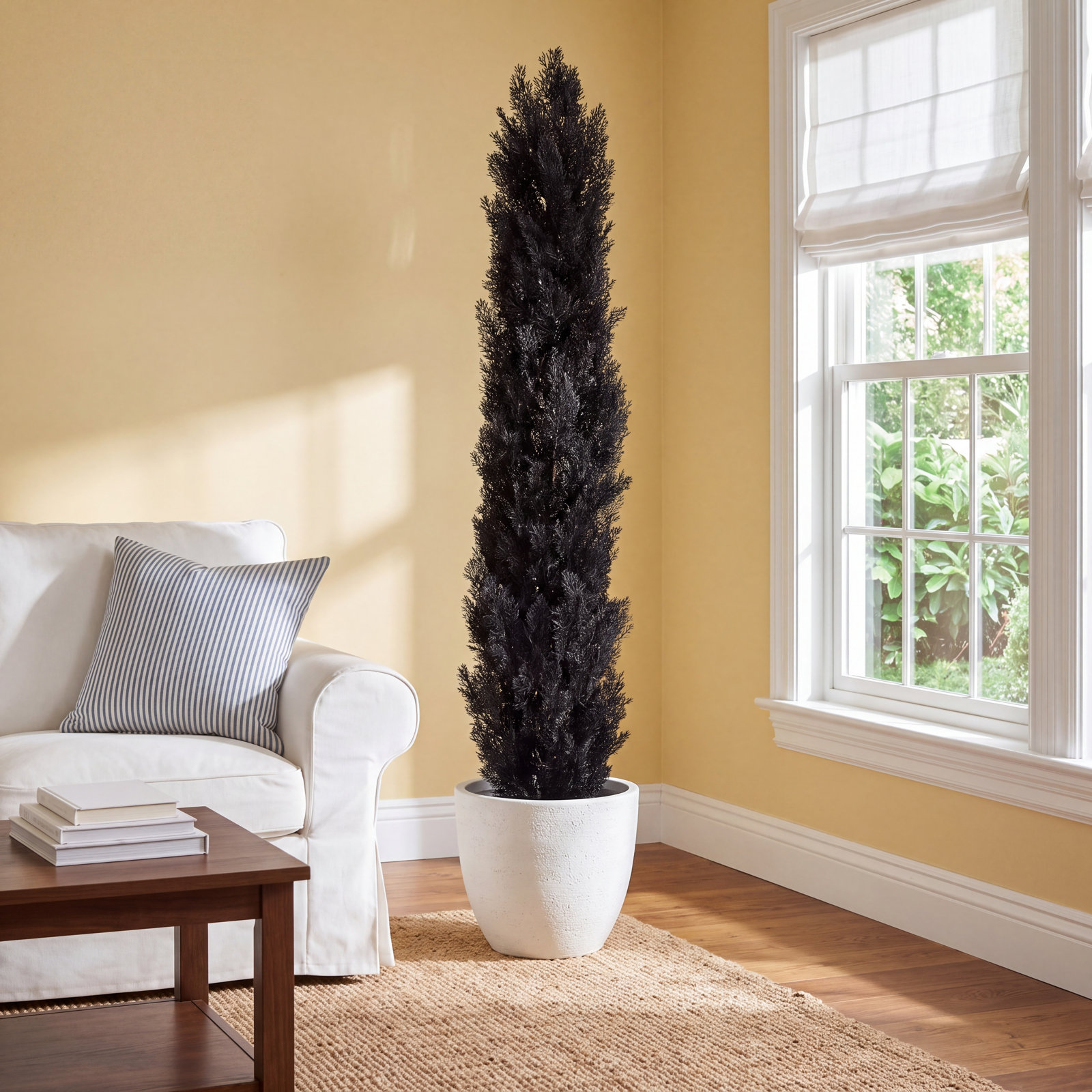 Cedar Tree in Nursery Pot, 72" H x 17" W x 17" D