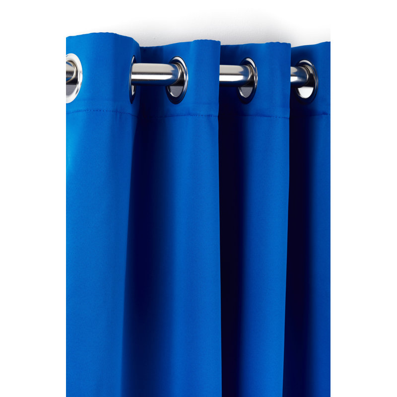 Lloyd Harbor Blackout Curtain Pair, 168 W x 183 D cm, Blue