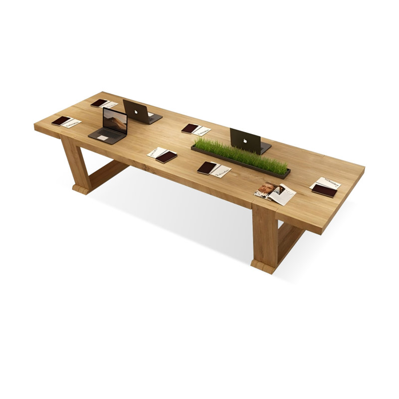 Table de conférence Burlywood, H 29,53 po x L 118,11 po x l 39,37 po