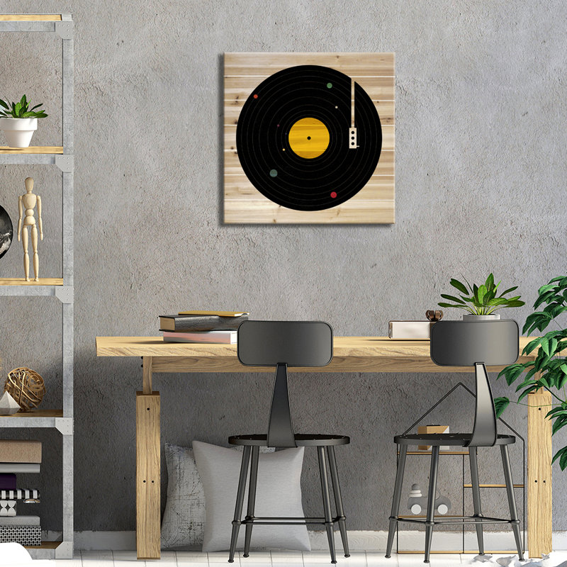 «Music Everywhere» par Florent Bodart - Impression sur bois sans cadre