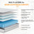 14" Medium Cooling Gel Memory Foam Hybrid Mattresses with Certipur-US Certified Pocket Spring, Pressure Relief, and Motion Isolation-1347147807