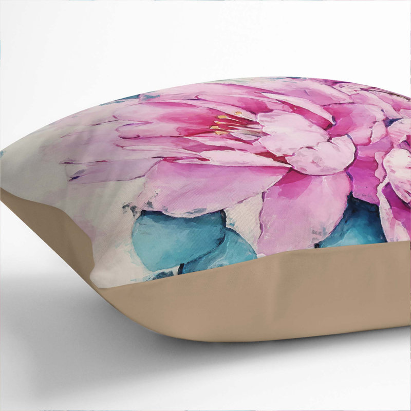 Square Throw Cushion, Stone, 55cm H x 55cm W x 20cm D