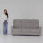 Dashai 81'' Chenille Fabric Manual Double Reclining Sofa
