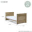Nika 2 Piece Room Set - Oak