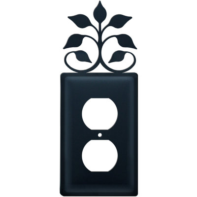 Leaf Fan Duplex Outlet Wall Plate