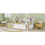 Lit plateforme en bois avec barrière de sécurité et tablettes de rangement latérales-1630557022-1630557023