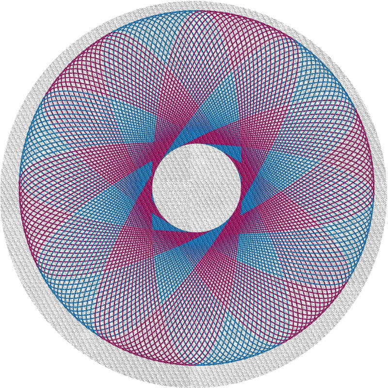 Tapis bleu, Rond 6 pi