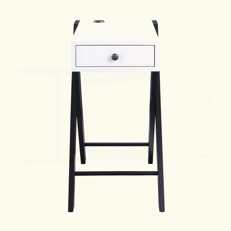 Table d'appoint avec station de charge USB