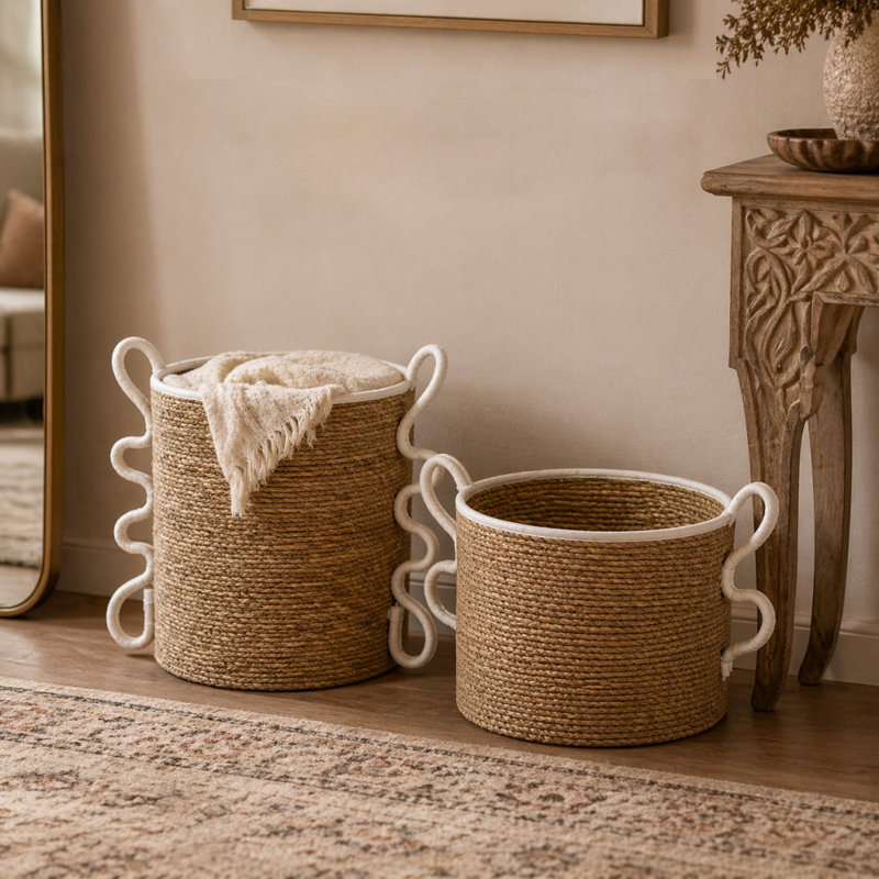 Ensemble de panier de rangement Cole and Grey Seagrass