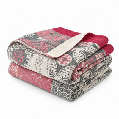 Throw Blanket 100% Cotton Boho