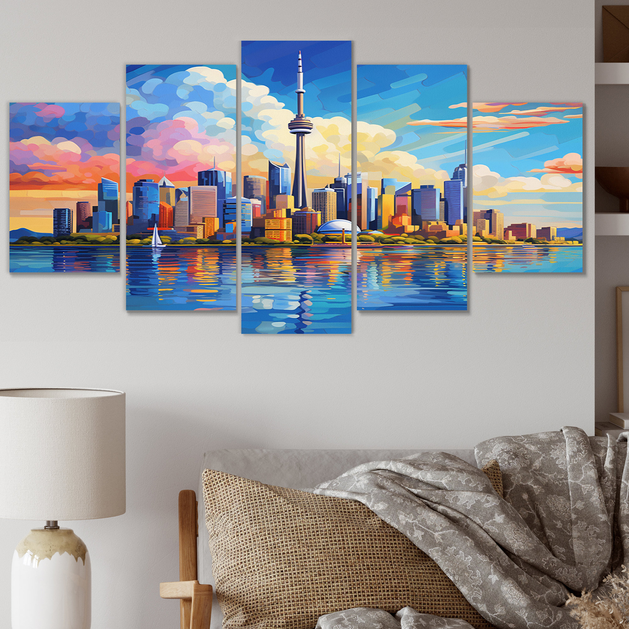 Red Barrel Studio® Popart Australian City - Sydney Metal Wall Decor Set 