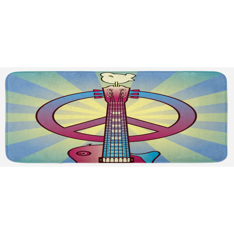 Tapis de cuisine Hippie