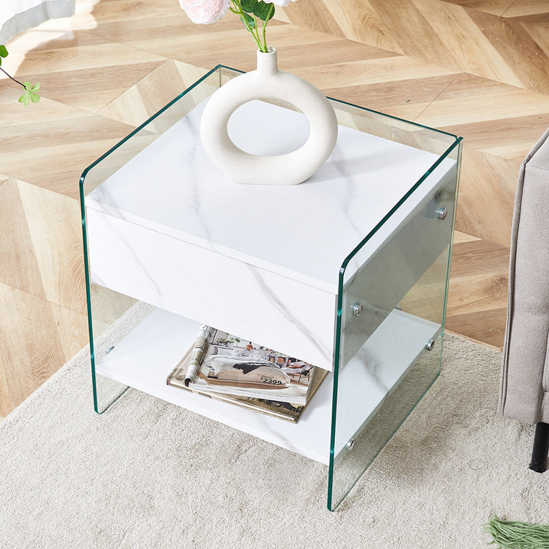 Bedside table with drawers