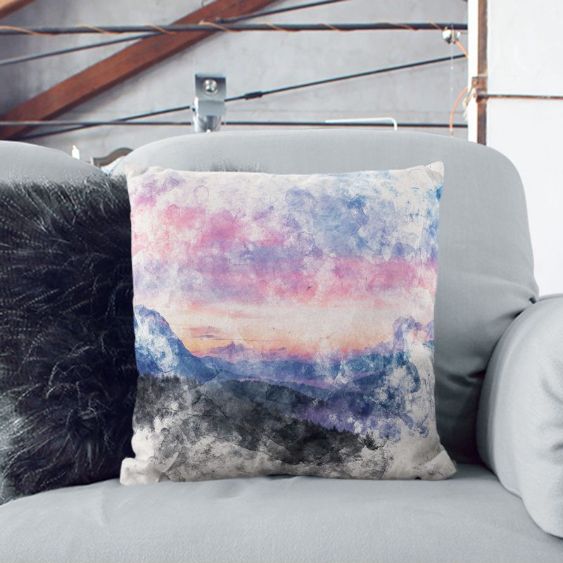 Square Cushion, 40cm H x 40cm W x 15cm D, Stone