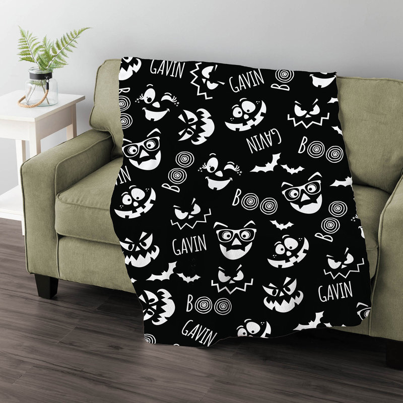 Machine Printed Throw Blanket, Yes