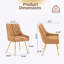 Chaise rembourrée moderne avec dossier capitonné à losanges-287511850-287511852-287512020