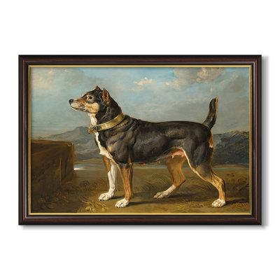 A Terrier in a Landscape, c. 1811-James Ward-Custom Framed Canvas