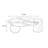 Cream style light luxury marble coffee table-106815615