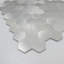 Silver Peel And Stick Backsplash Kitchen Backsplash Tiles