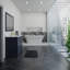 Ensemble de meuble-lavabo simple 48 po avec miroir Avery-41604538-80214059