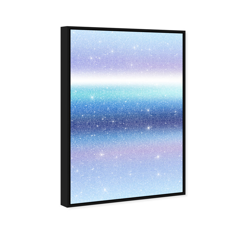 Moonlit Gradient Print by Oliver Gal, 16"H x 11"W, Black Floater Frame