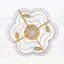Ventilateur de plafond encastré en tissu de 19 pouces avec conception en nuage, moteur silencieux réversible à six vitesses, application et télécommande, idéal pour les petites chambres et les chambres de bébé