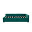 Lit de jour rembourré avec lit gigogne, structure de lit en bois robuste, conception de grille de diamant moderne, pour chambre à coucher, chambre d'amis-1246605476